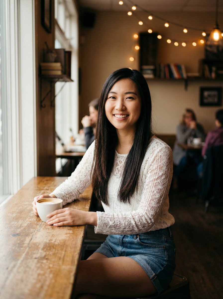 国产主播咖啡馆生活vlog视频